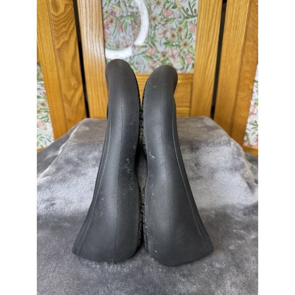 CROCS At Work Flat Women's Size 8 Shoes Black Iconic Comfort Ballet Slip On - Picture 3 of 7